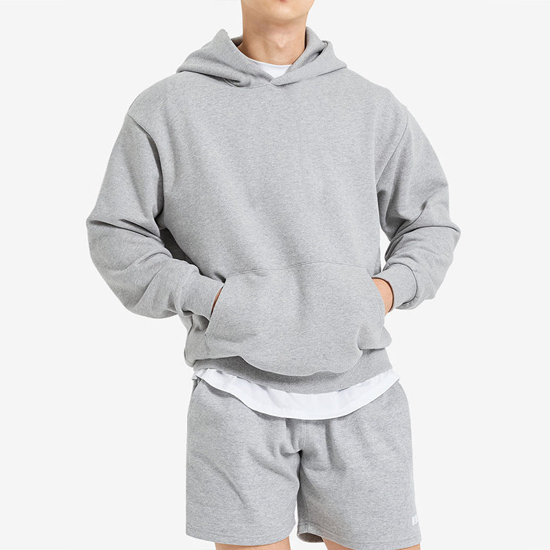 Pull à capuche en coton homme
