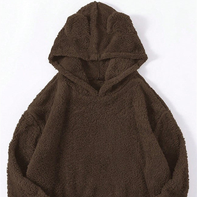 Pull à capuche moelleux avec oreilles de lapin
