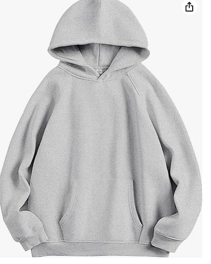 Sweat-shirt de couleur unie pour femme