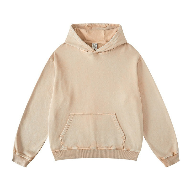 Pull à capuche vintage en coton homme