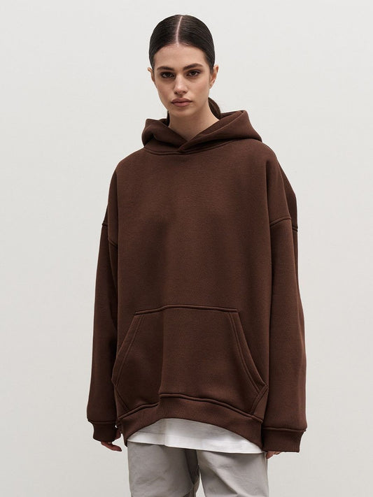 Pull à capuche over size pour femme