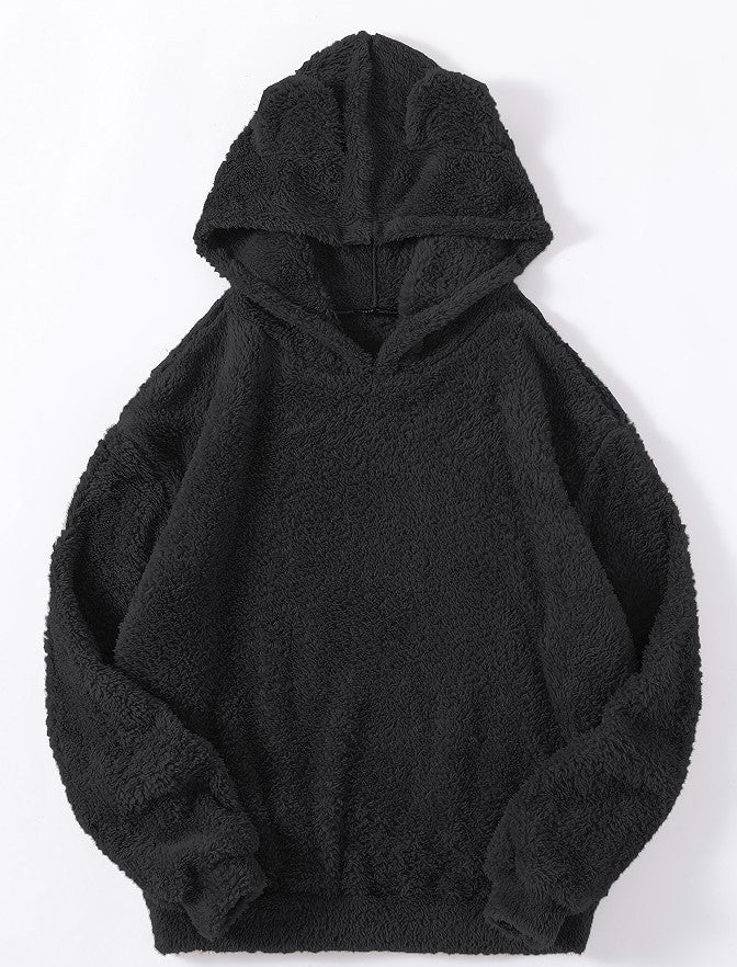 Pull à capuche moelleux avec oreilles de lapin