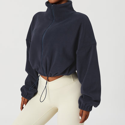 Pull sauté zippé femme