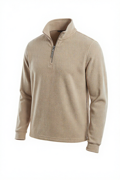 Pull col montant zippé