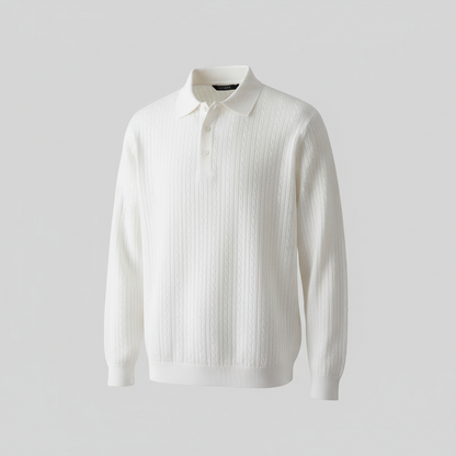 Pull col polo zippé-style britannique