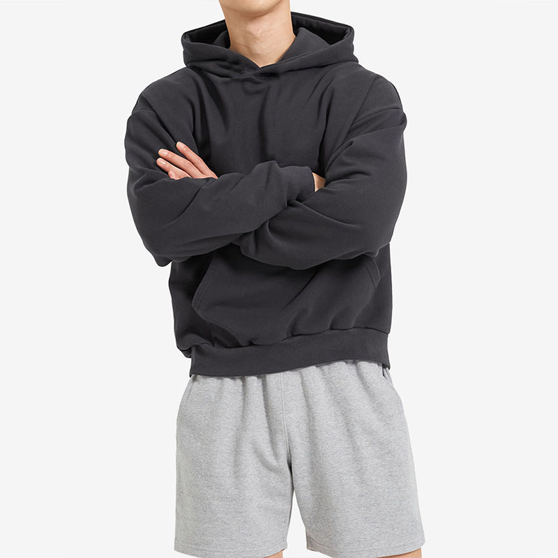 Pull à capuche en coton homme