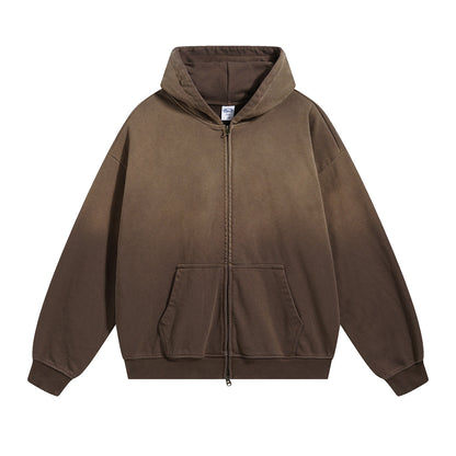 Pull à capuche vintage en coton unisex