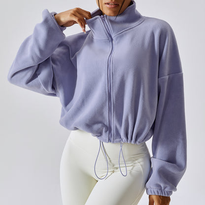 Pull sauté zippé femme