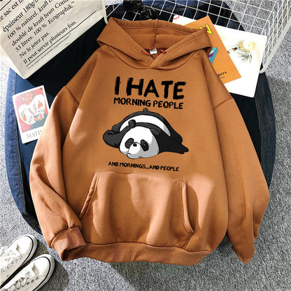 Pull à capuche en peluche grande taille