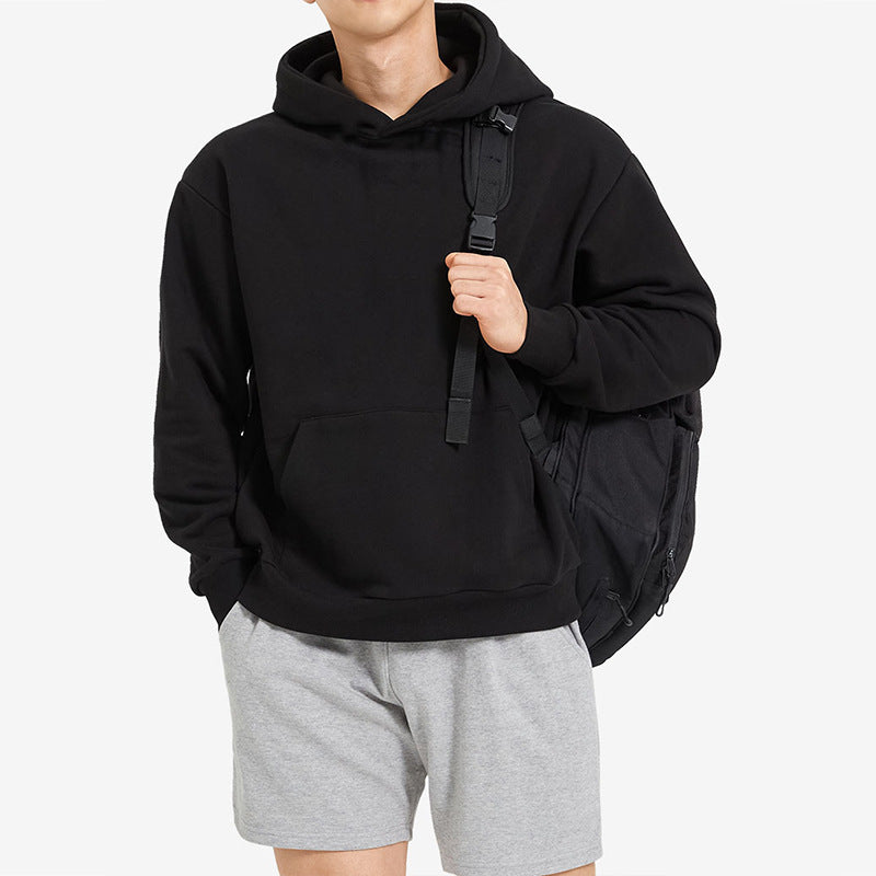 Pull à capuche en coton homme