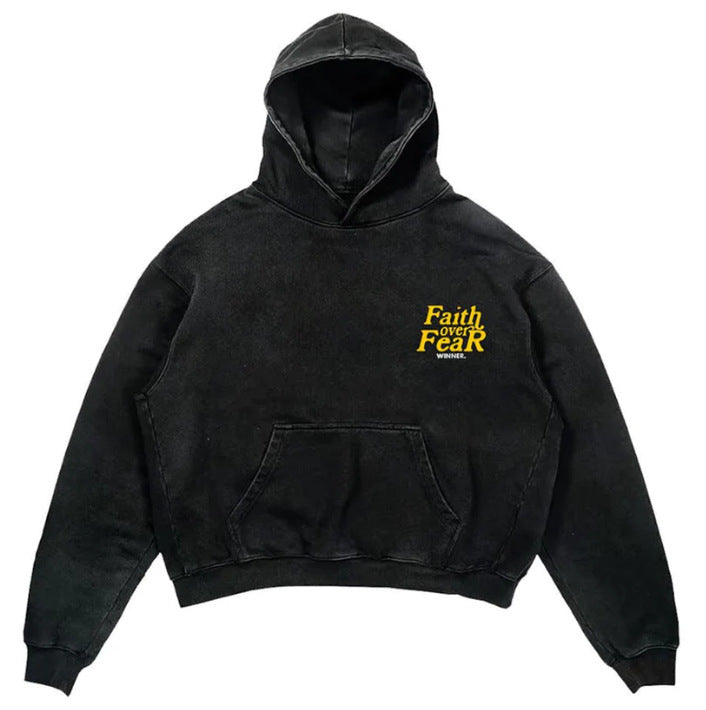 Sweat à capuche vintage homme